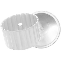 Moule à pudding en aluminium avec couvercle 18 x 18 x 11 cm - Pastkolor