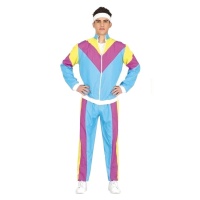 Costume de gymnaste des années 80 pour garçons