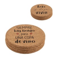 Sous-verres à vin 11 cm - 4 unités