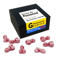 Bonbons en forme de pénis Patience dose - 30 grammes
