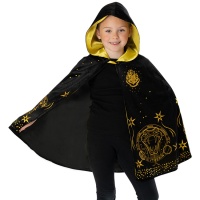 Cape noire et dorée Harry Potter pour enfants