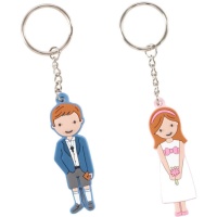 Porte-clés figurine de communion 0,7 x 5,3 x 5 cm - 1 unité