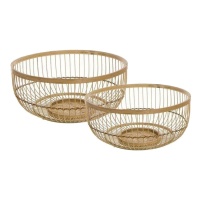 Coupe à fruits en bambou - DCasa - 2 pcs.