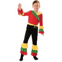 Costume de rumbero rouge pour enfants