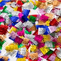 Confettis métalliques multicolores pour gâteau d'anniversaire 14 g