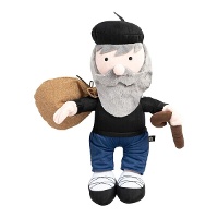 Peluche d'Olentzero de 40 x 19 cm