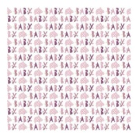 Papier d'emballage cadeau Pink Elephant Floral 76,2 x 1,52 m - pièce