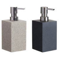 Distributeur de savon en pierre carrée de 16,5 cm - 1 pc.
