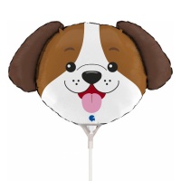 Ballon tête de chien 29 x 19 cm - Grabo - 10 pcs.