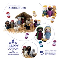 Livre de patrons de crèches de Noël par Happy Cotton - DMC