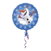 Ballon Frozen Olaf bleu 43 cm - Anagramme