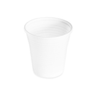 Gobelets en plastique blanc de 166 ml - 100 pièces.