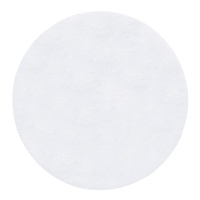 Gaufrette blanche comestible 20 cm - Dekora - 150 unités