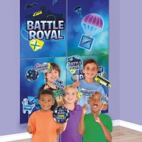 Kit de photocall Battle Royal avec murale - 16 pcs.