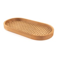 Plateau de service ovale 30 x 15,2 cm - DCasa