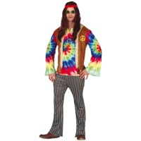 Costume de fleur hippie pour hommes