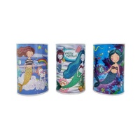 Tirelire sirène 12,7 cm - 1 pc.