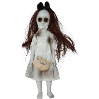 Pendentif de fille avec peluche de 30 cm