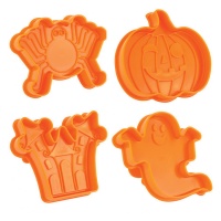 Coupeur d'Halloween avec éjecteur - Scrapcooking - 3 pcs.