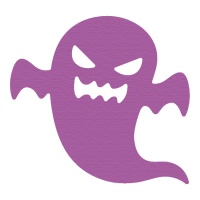Découpage fin ZAG Halloween fantôme en colère