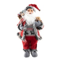 Père Noël de 60 cm avec des cadeaux