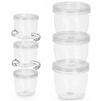 Tupper de 0,36 L transparent et empilable - 3 unités