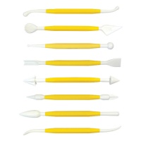 Piquets de modelage jaunes - PME - 8 pcs.