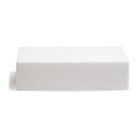Socle carré en polystyrène 40 x 40 x 7,5 cm - Decora