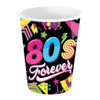 Gobelets Forever 80's 240 ml - 6 unités