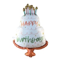 Ballon Happy Birthday Cake 80 cm