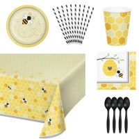Baby Bee Party Pack - 8 personnes