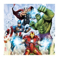 Serviettes Avengers in action 16,5 x 16,5 cm - 20 unités