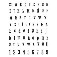 Tampons transparents pour l'alphabet et les chiffres - Artis decor