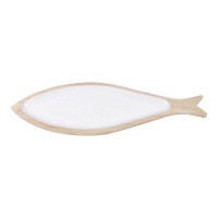 Nettoyeur de poche poisson blanc 35,2 x 11,1 cm - DCasa