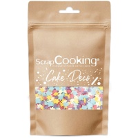 Paillettes étoilées colorées 55 g - Scrapcooking