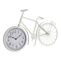 Horloge de table vélo écru - DCasa