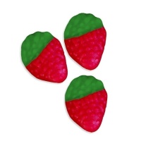 Pailles torsadées fraise rouge réglisse - Fini les pailles torsadées - 170  g par 1,75 €