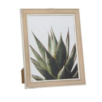 Cadre photo Cactus naturel pour photos 15 x 20 cm - DCasa