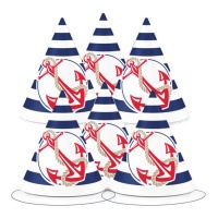 Chapeaux Nautiques Anchor - 6 pcs.