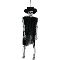 Pendentif de squelette avec chapeau de 47 cm