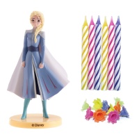 Ensemble de gâteaux à figurines Frozen avec bougies - Dekora