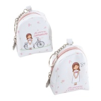 Sac de communion pour fille en forme de sac à dos - 1 pc.