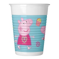 Gobelets 200 ml Peppa et George Pig - 8 unités