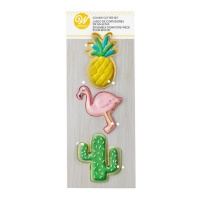 Coupeur de formes tropicales - Wilton - 3 pcs.