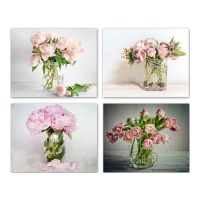 Bouquet de vases en toile 40 x 50 cm - DCasa - 1 pc.