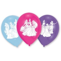 Ballons en latex Disney Princesse 22,8 cm - Amscan - 6 pcs.