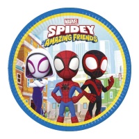 Assiettes Spidey 23 cm - 8 pcs.