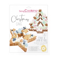 Pochoirs pour étoiles et arbres de Noël - Scrapcooking - 2 pcs.