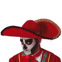Chapeau rouge mexicain - 57 cm
