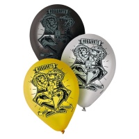 Ballons Harry Potter noir et or - Ciao - 10 unités